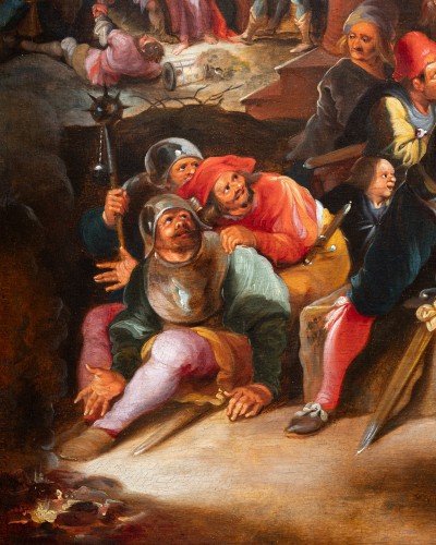 Le reniement de Saint Pierre - Hieronymus FRANCKEN III (1611 - 1671) - Galerie Nicolas Lenté