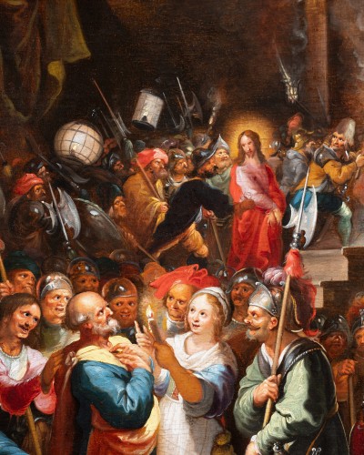 Le reniement de Saint Pierre - Hieronymus FRANCKEN III (1611 - 1671) - 