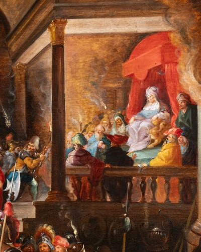  - Le reniement de Saint Pierre - Hieronymus FRANCKEN III (1611 - 1671)