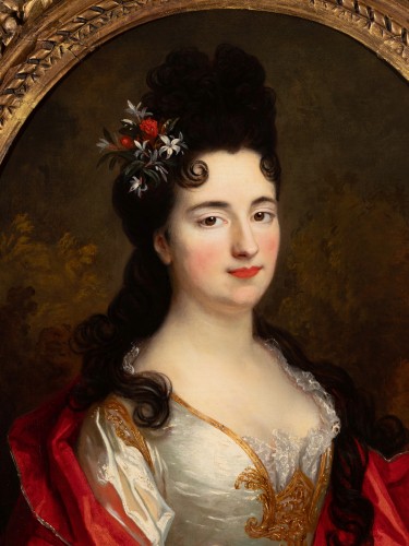 Portrait de femme vers 1705 - Nicolas de Largillièrre (1656-1746) - Tableaux et dessins Style Louis XIV