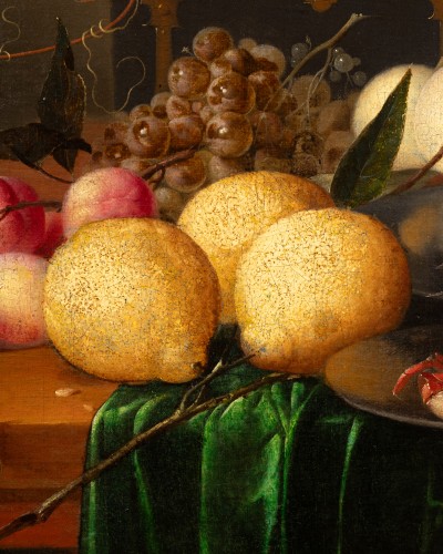 Nature morte avec jambon, homard et fruits - Atelier de Jan Dz. de Heem (1606-1684) - Galerie Nicolas Lenté