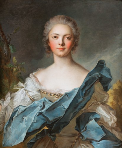Princess of Soubise - Studio of Jean-Marc Nattier (1685 - 1766) - Paintings & Drawings Style Louis XV