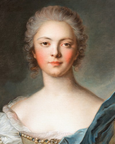 Paintings & Drawings  - Princess of Soubise - Studio of Jean-Marc Nattier (1685 - 1766)