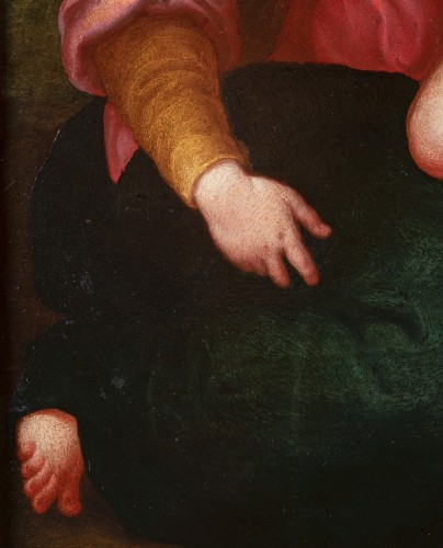 Renaissance - Vierge à l'Enfant avec saint Jean, École Florentine du XVIe siècle