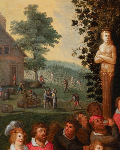 Renaissance - Hommage à Bacchus, atelier de Louis de Caullery (Caullery,1580 - Anvers, 1621)