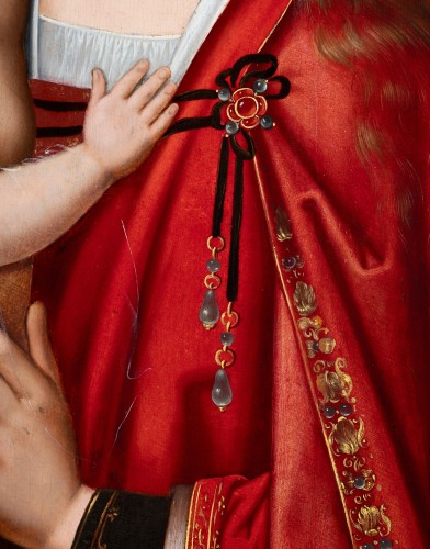 Antiquités - Virgin with Child, studio of Adriaen Isenbrant (Bruges, 1480–1551)