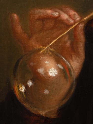 Louis XIV - Boy with soap bubbles, studio of Alexis Grimou (1678-1733)