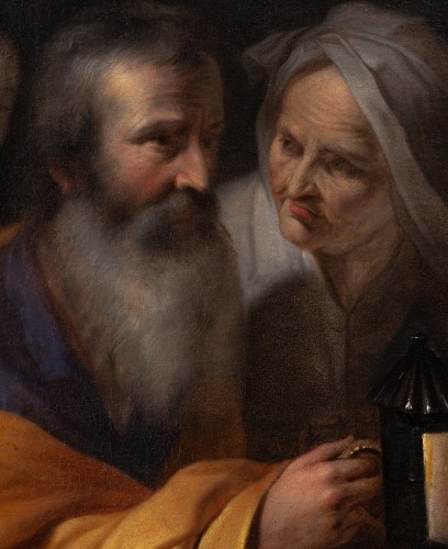 Tableaux et dessins Tableaux XVIIe siècle - Diogène cherchant un homme, atelier de P. Van Mol, Paris milieu du XVIIe siècle