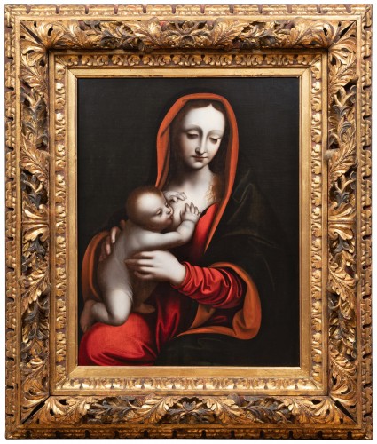 Virgin with Child, studio of Giampietrino  (active Milan 1495-1550)