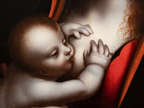 Paintings & Drawings  - Virgin with Child, studio of Giampietrino  (active Milan 1495-1550)
