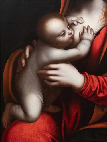 Virgin with Child, studio of Giampietrino  (active Milan 1495-1550) - Renaissance