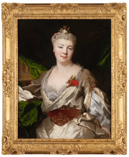 Portrait de la Baronne de Prangins par Nicolas de Largillièrre, Paris, vers 1715