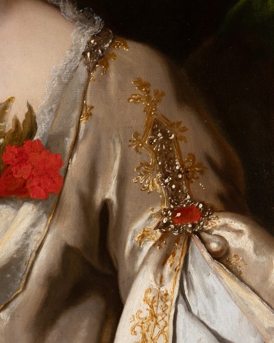 Portrait de la Baronne de Prangins par Nicolas de Largillièrre, Paris, vers 1715 - Régence
