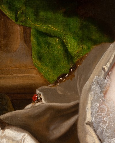 Antiquités - Portrait de la Baronne de Prangins par Nicolas de Largillièrre, Paris, vers 1715