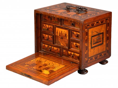 Cabinet de collectionneur miniature, Augsbourg début du XVIIe siècle