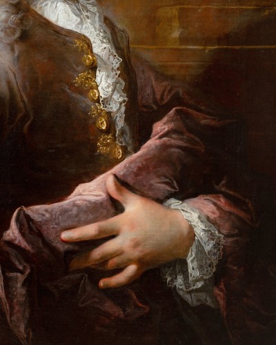 Portrait d’un gentilhomme par Robert Le Vrac Tournières (1667-1752), Paris, vers 1725 - Régence