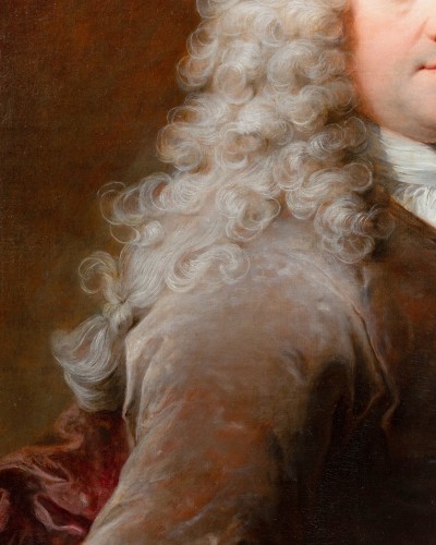 Antiquités - Portrait d’un gentilhomme par Robert Le Vrac Tournières (1667-1752), Paris, vers 1725