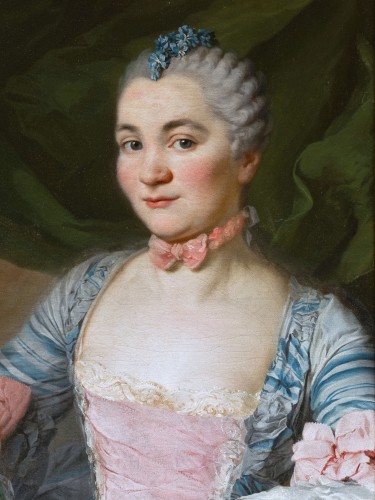 Portrait d’une dame avec son fils, atelier de François Hubert Drouais, vers 1760 - Galerie Nicolas Lenté