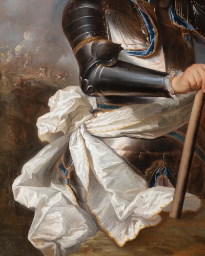 Portrait of comte d'Evreux, studio of Hyacinthe Rigaud (1659-1743) - Paintings & Drawings Style Louis XIV