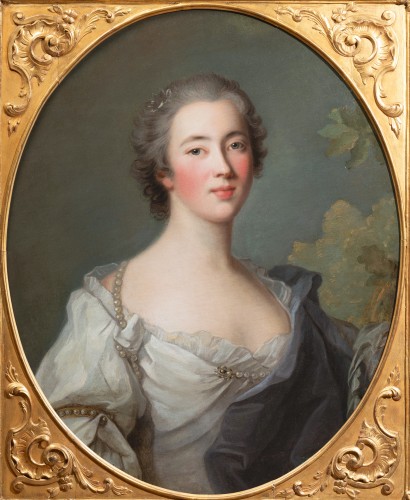 Hortense-Félicité de Mailly-Nesle, atelier de Jean-Marc Nattier, Paris vers 1740 - Tableaux et dessins Style Louis XV