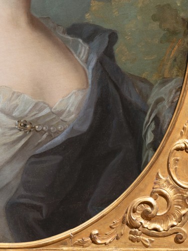 XVIIIe siècle - Hortense-Félicité de Mailly-Nesle, atelier de Jean-Marc Nattier, Paris vers 1740