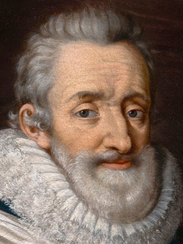 Renaissance - Portrait d’Henri IV en armure, atelier de Frans Pourbus, vers 1610
