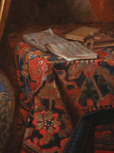 Portrait of marquise de Montespan, studio of Caspar Netscher, 17th century - Louis XIV