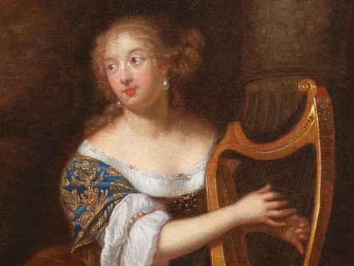 Louis XIV - Portrait of marquise de Montespan, studio of Caspar Netscher, 17th century
