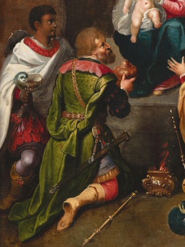 Paintings & Drawings  - Adoration of the Magi, attributed to Frans Francken II (1581-1642)