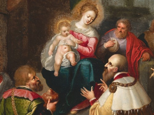 Antiquités - Adoration of the Magi, attributed to Frans Francken II (1581-1642)