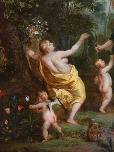 XVIIe siècle - Allégorie de l’été, atelier de Hendrick Van Balen, Anvers, XVIIe siècle