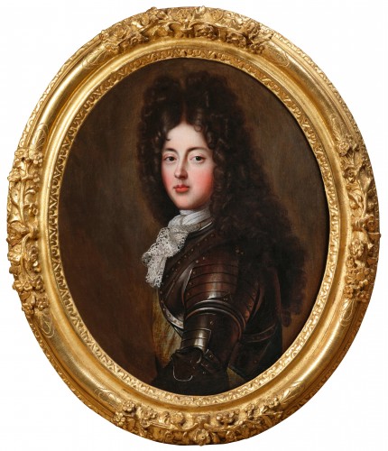A French 17th century Portrait of Duke of Maine, studio of François de Troy