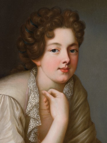 Tableaux et dessins Tableaux XVIIe siècle - Portrait de la duchesse d'Humières, école française du XVIIe vers 1685