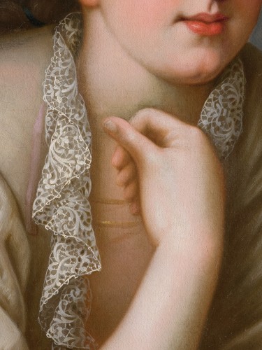 Louis XIV - Portrait de la duchesse d'Humières, école française du XVIIe vers 1685