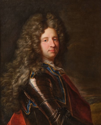 Portrait of Prince of Craon, studio of Hyacinthe Rigaud circa 1710, 18th c. - Paintings & Drawings Style Louis XIV