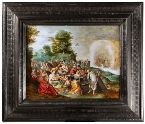 La Traversée de la mer Rouge Atelier de Frans Francken II, Anvers XVIIe siecle