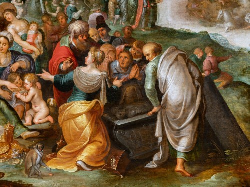 The Crossing of the Red Sea, Workshop of Frans Francken II, Antwerp 17th c. - 