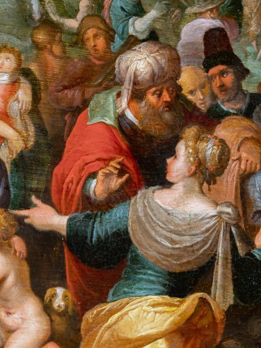 17th century - The Crossing of the Red Sea, Workshop of Frans Francken II, Antwerp 17th c.