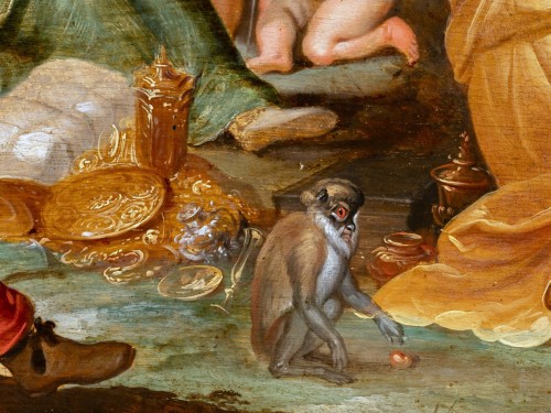 The Crossing of the Red Sea, Workshop of Frans Francken II, Antwerp 17th c. - Louis XIII