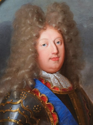 Portrait of prince Louis of France, studio of Hyacinthe Rigaud, circa 1700 - Paintings & Drawings Style Louis XIV