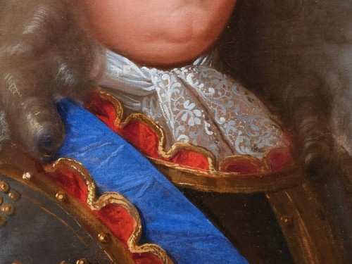 Louis XIV - Portrait of prince Louis of France, studio of Hyacinthe Rigaud, circa 1700