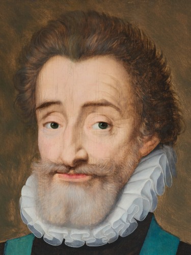 Henri IV, King of France, attributed to François Quesnel, Paris circa 1600 - 