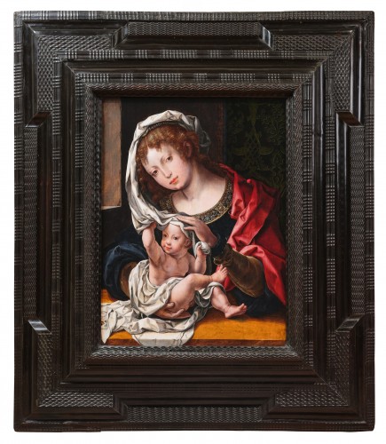 Vierge à l’Enfant, atelier de Jan Gossaert (1478-1532), Anvers XVIe siècle
