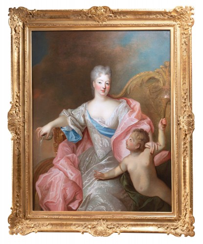Portrait of Duchess of Berry as Venus  - Pierre Gobert (1662-1744)