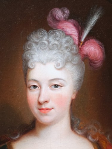 Louis XIV - Portrait of the Countess of Hombourg, studio of Nicolas de Largillièrre