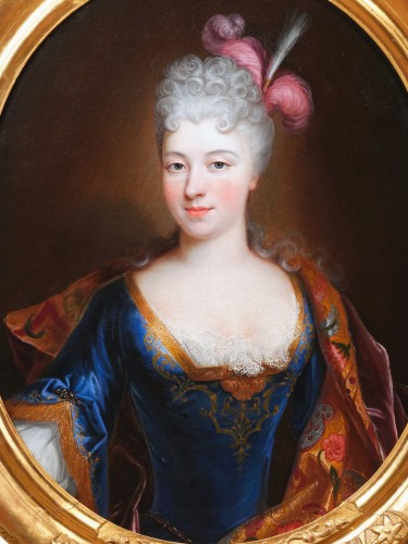 Antiquités - Portrait of the Countess of Hombourg, studio of Nicolas de Largillièrre