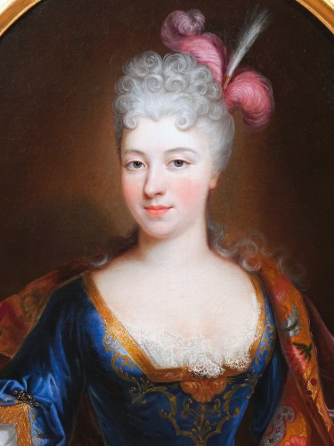 Antiquités - Portrait of the Countess of Hombourg, studio of Nicolas de Largillièrre