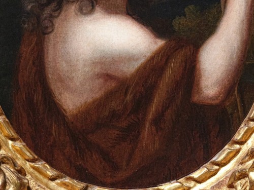 Portrait d’homme en Saint Jean-Baptiste, école française du XVIIe siècle - Louis XIV