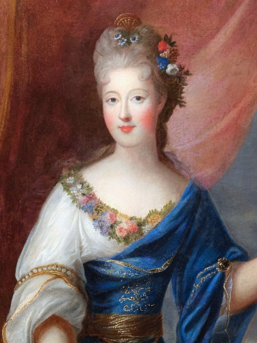 Françoise-Marie de Bourbon - Studio of Pierre Gobert (1662-1744) - Paintings & Drawings Style Louis XIV
