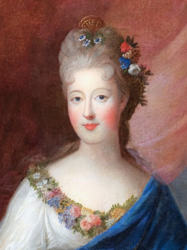Paintings & Drawings  - Françoise-Marie de Bourbon - Studio of Pierre Gobert (1662-1744)